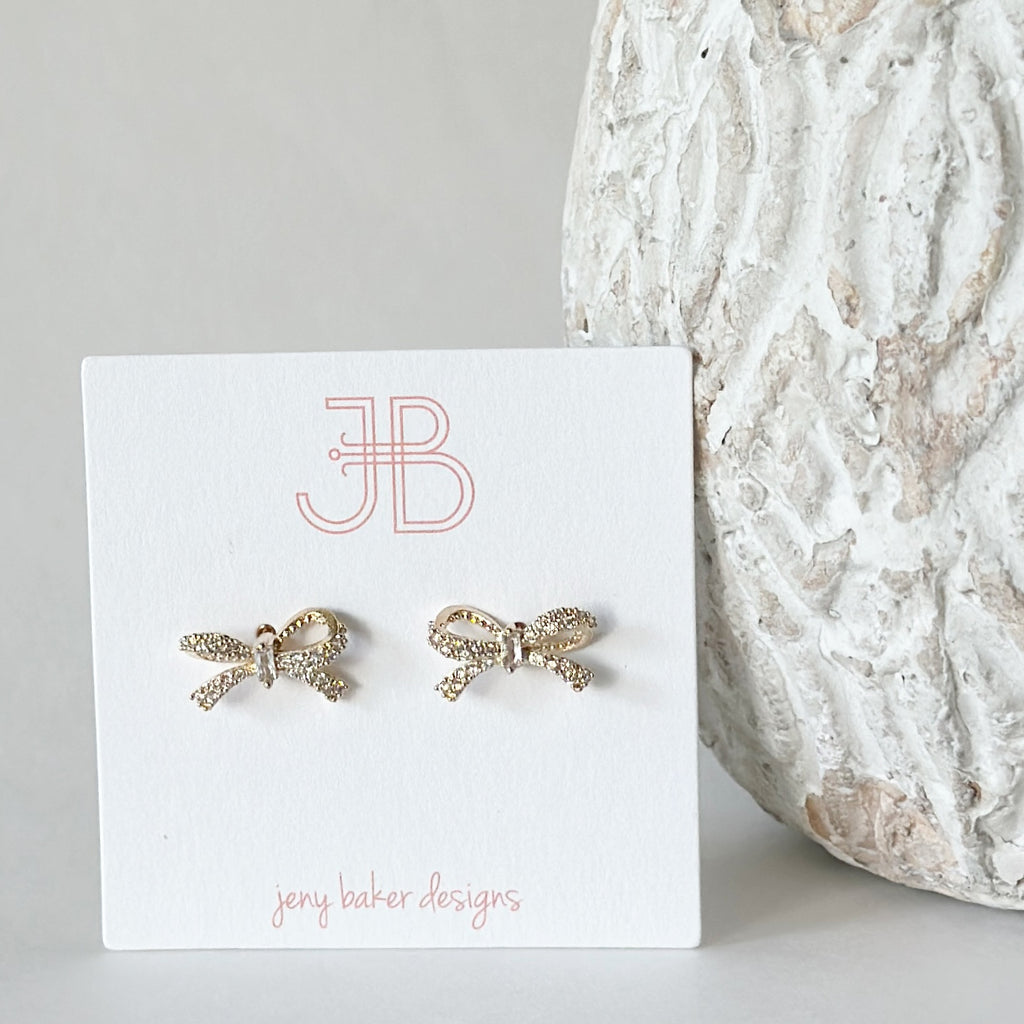 Sterling Bow Studs
