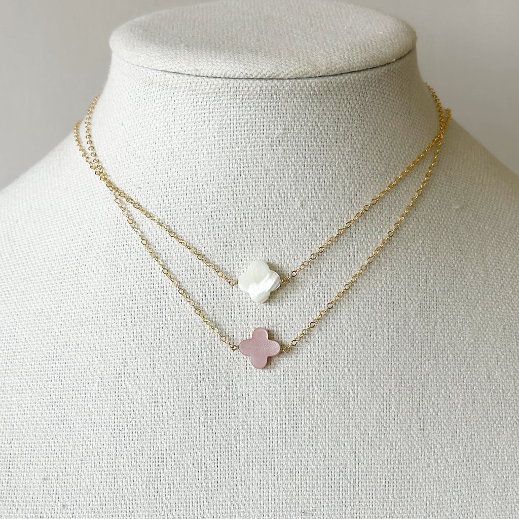 Pearl Clover Necklace