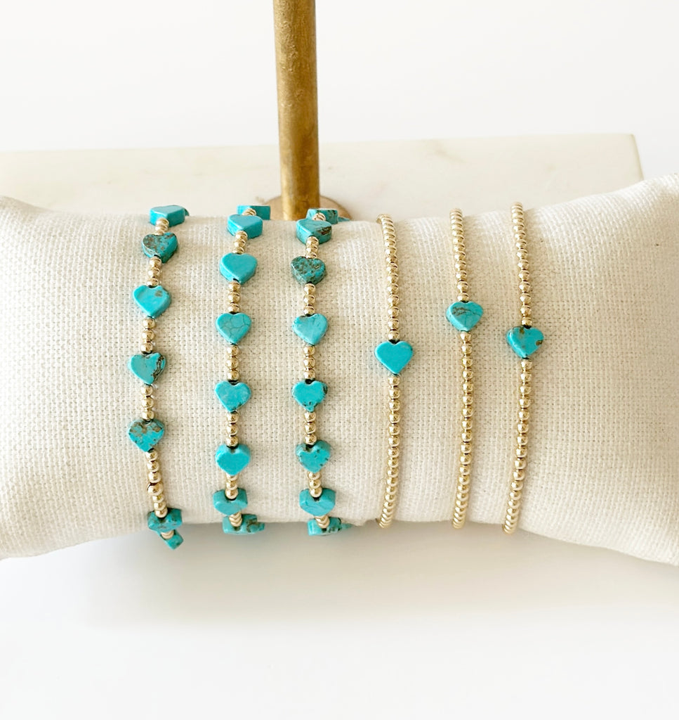 Pippa Bracelets, Turquoise