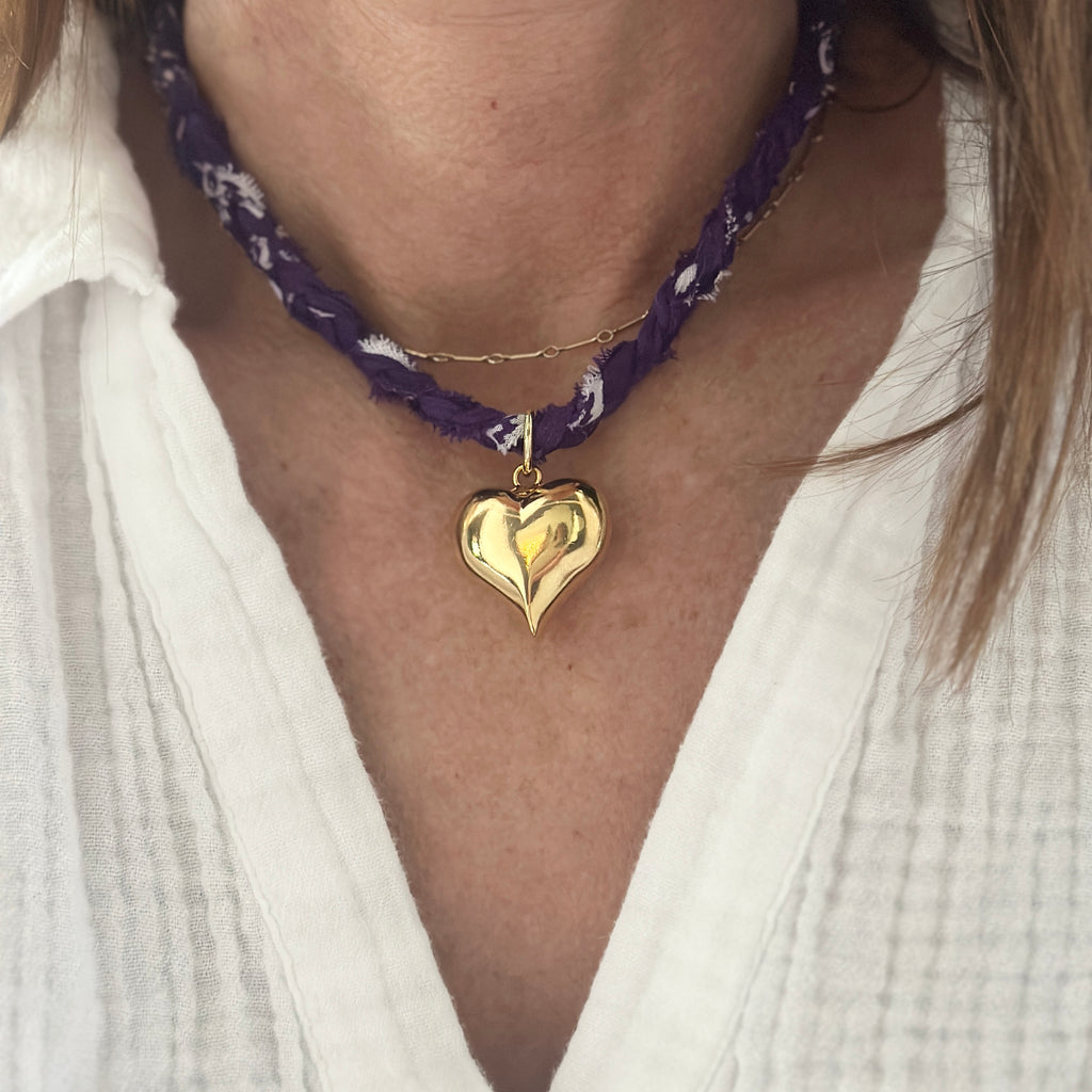 Gameday Love Bandana Necklace