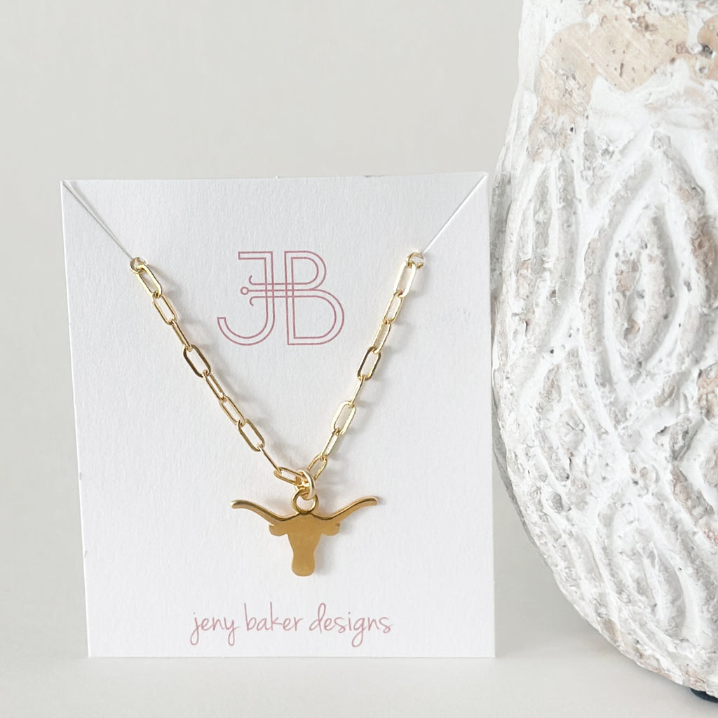 Golden Bevo Necklace