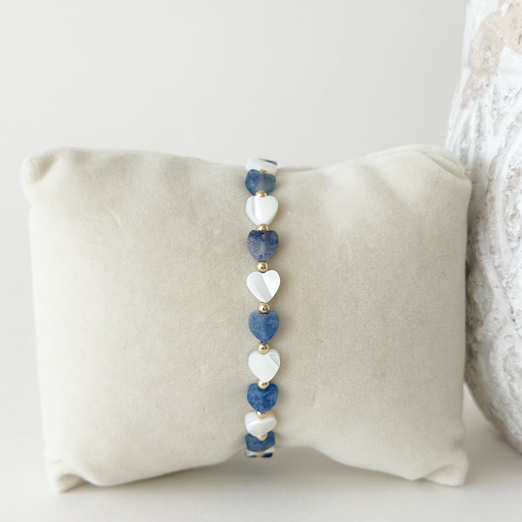 Pippa Heart Gameday Bracelet