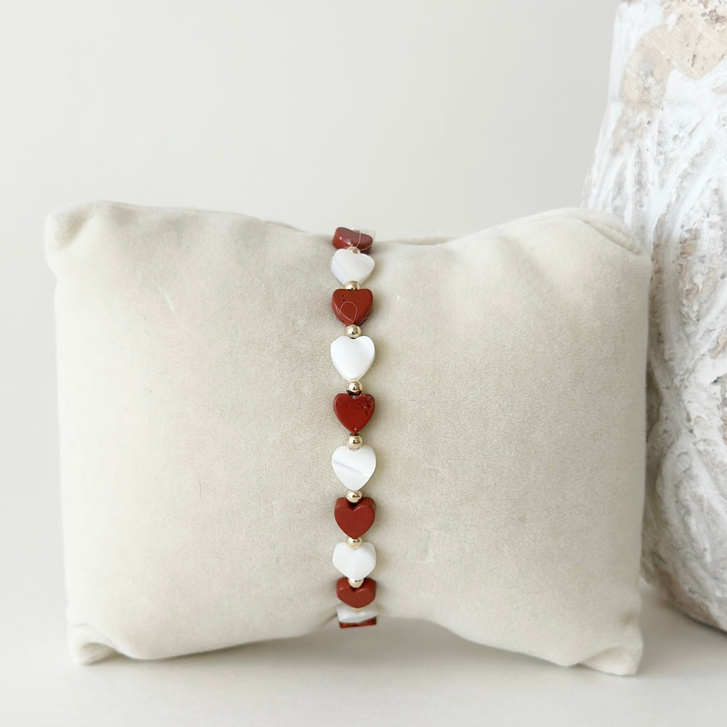 Pippa Heart Gameday Bracelet