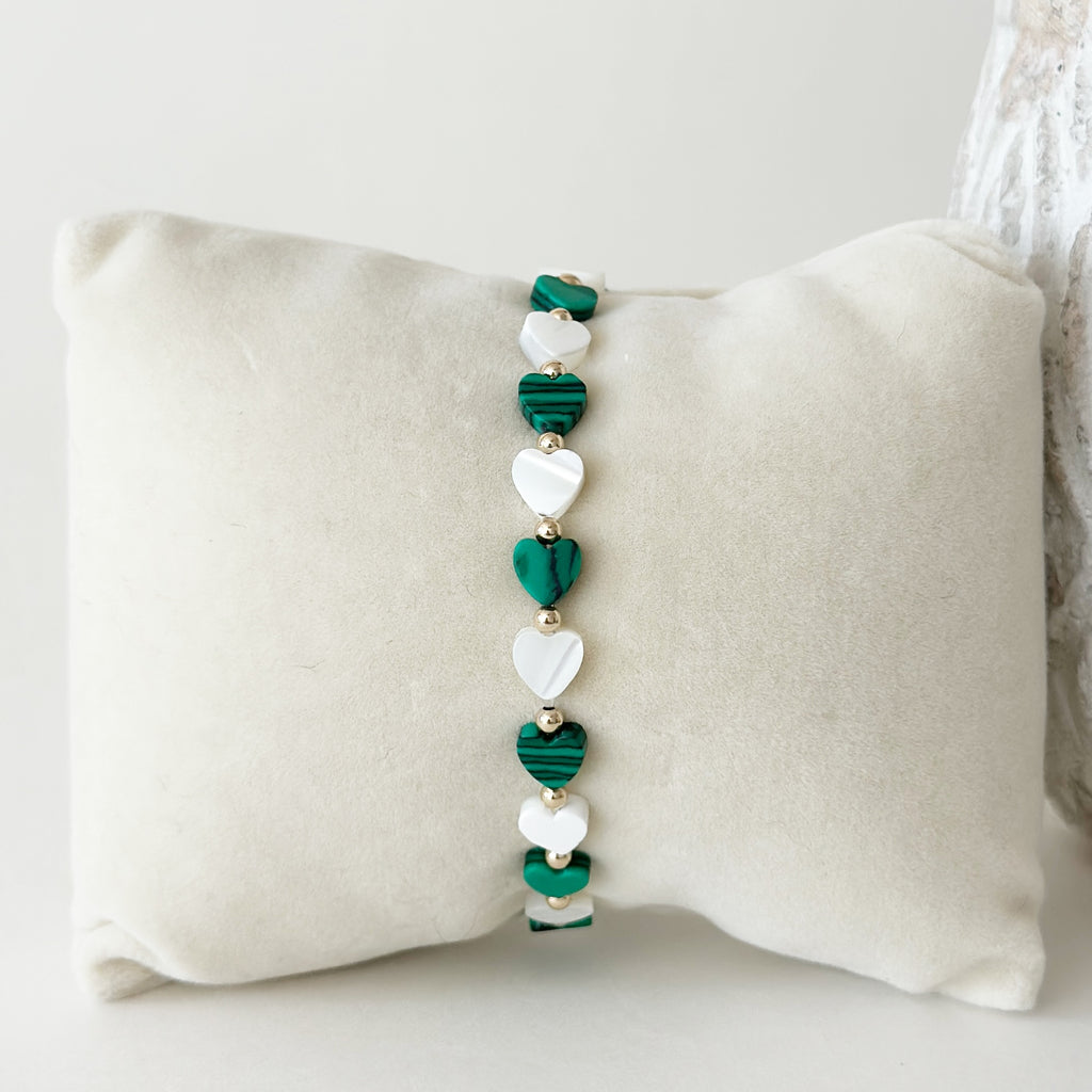 Pippa Heart Gameday Bracelet