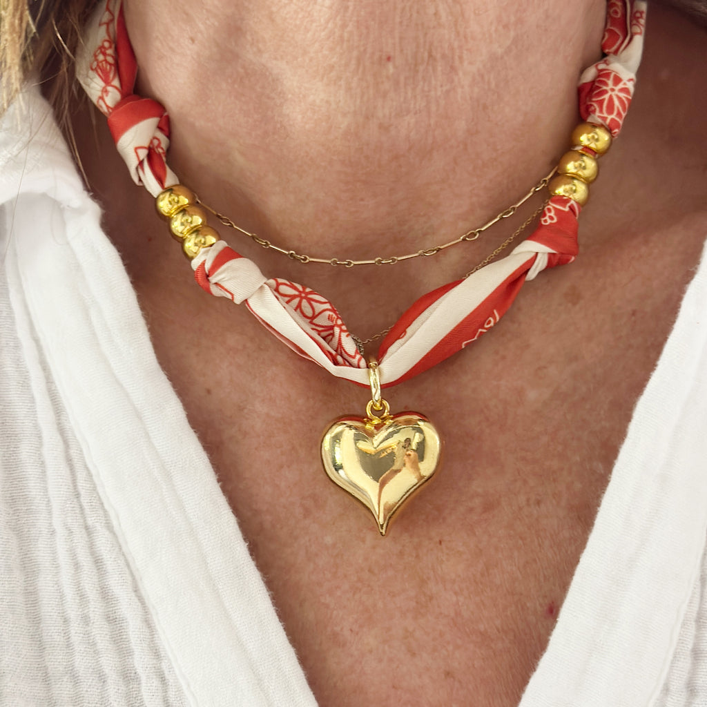 Gameday Love Scarf Necklace