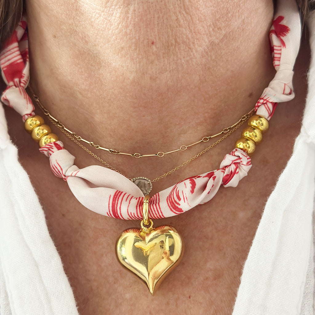 Gameday Love Scarf Necklace