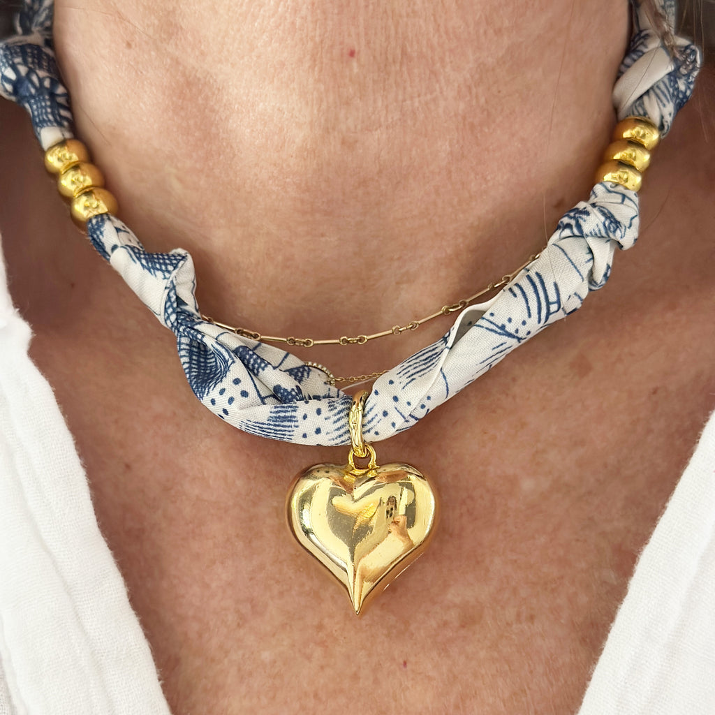 Gameday Love Scarf Necklace