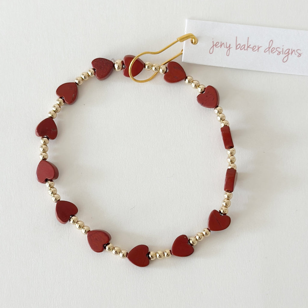University of Texas Pippa Heart Bracelet
