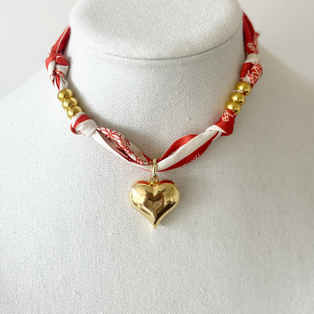 Gameday Love Scarf Necklace