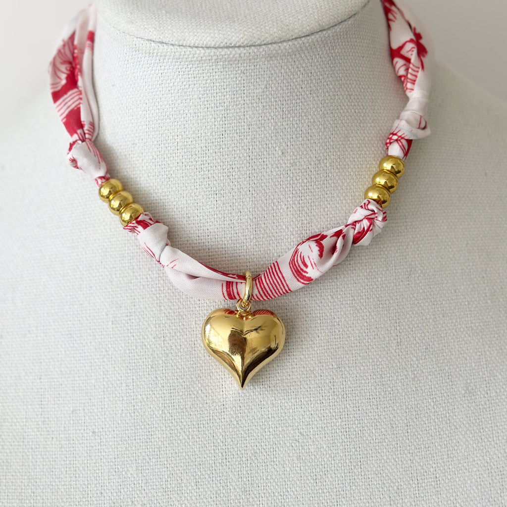 Gameday Love Scarf Necklace