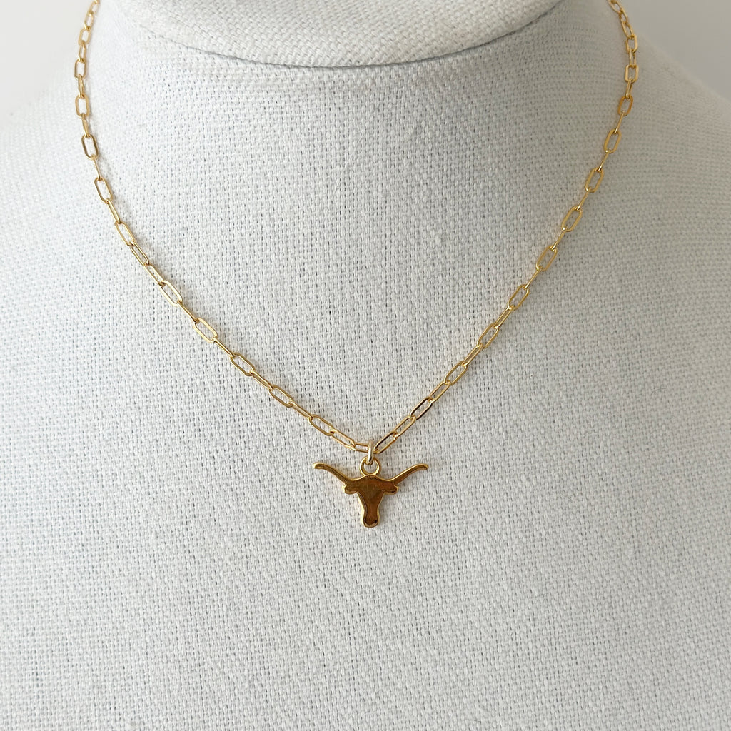 Golden Bevo Necklace