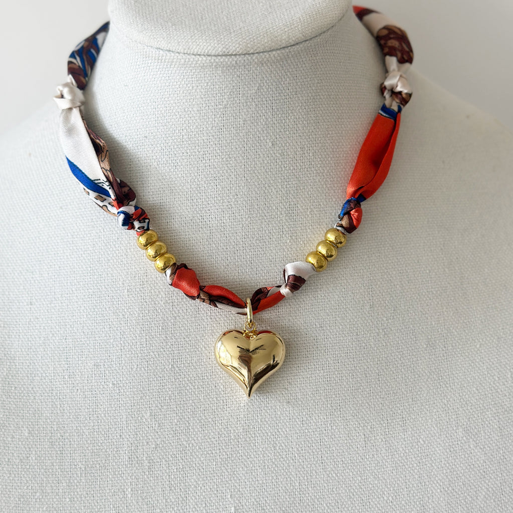 Gameday Love Scarf Necklace