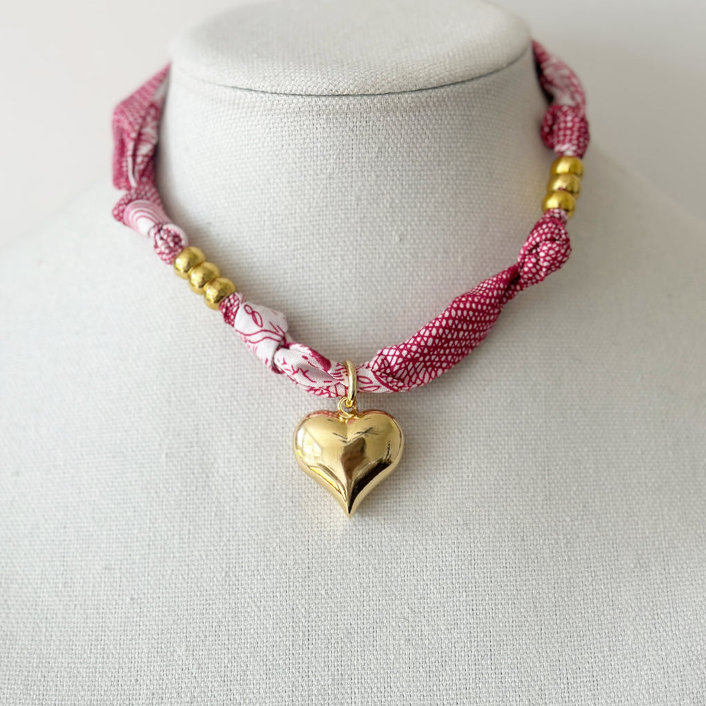 Gameday Love Scarf Necklace