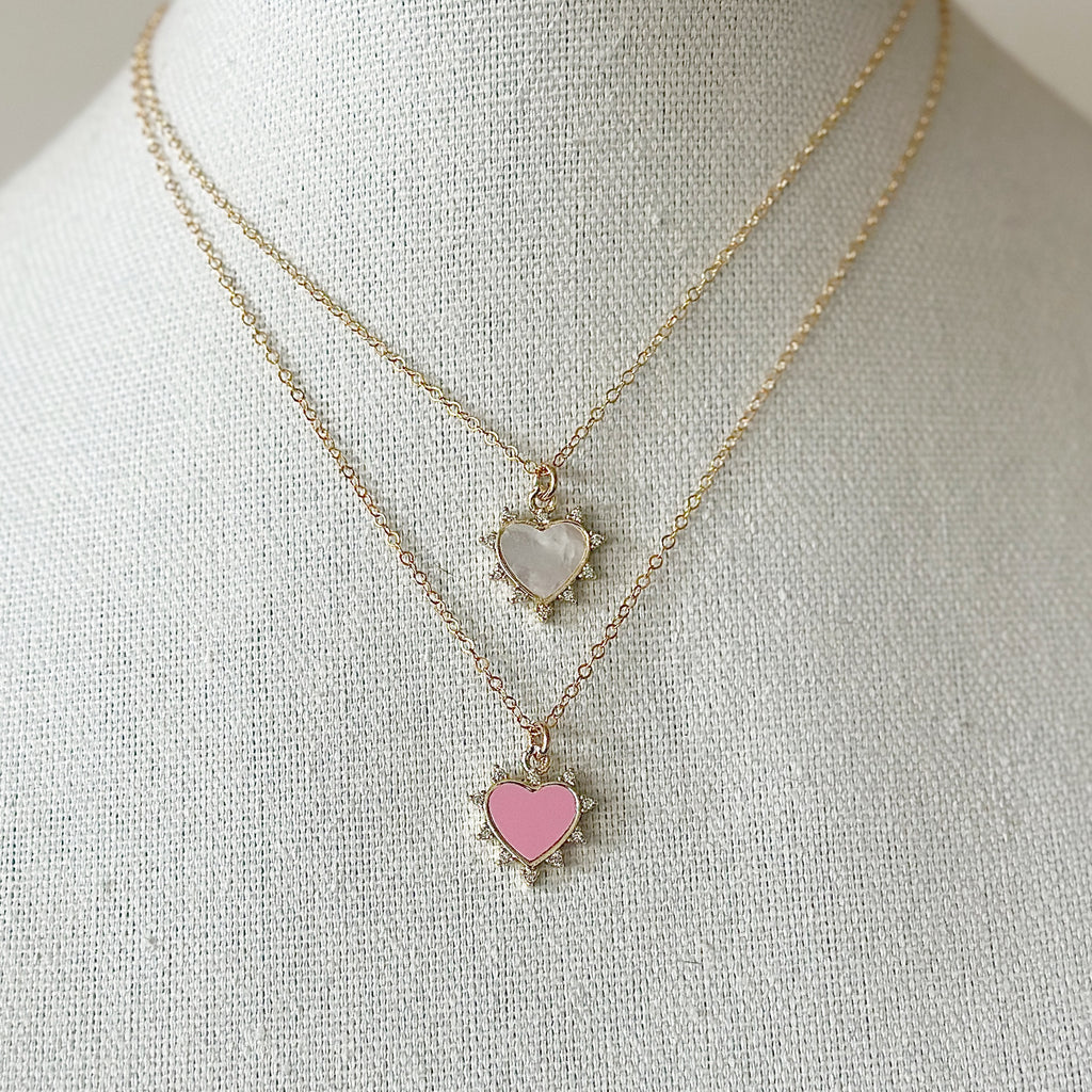 Maya Necklace, Small Heart