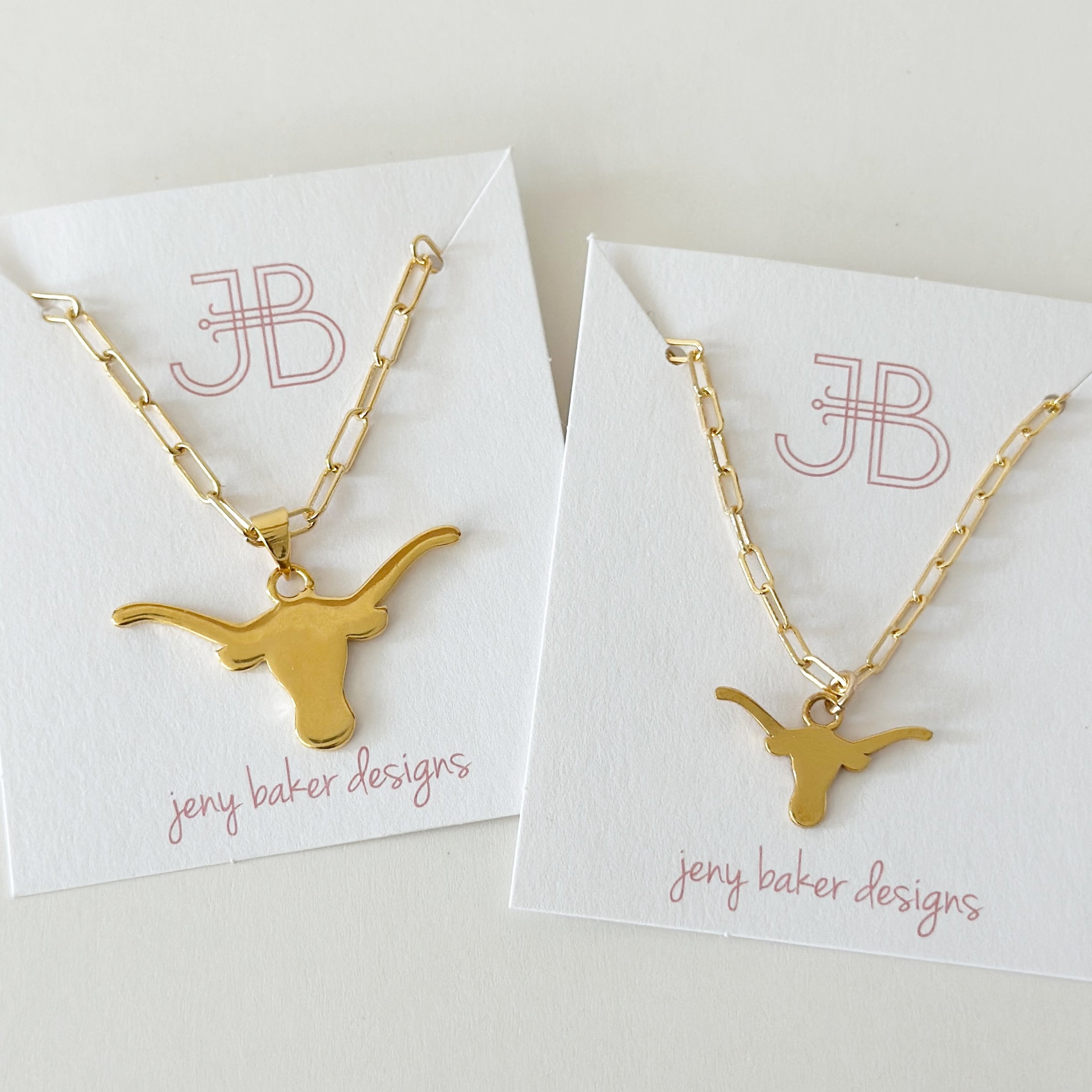 Golden Bevo Necklace | Jeny Baker Designs