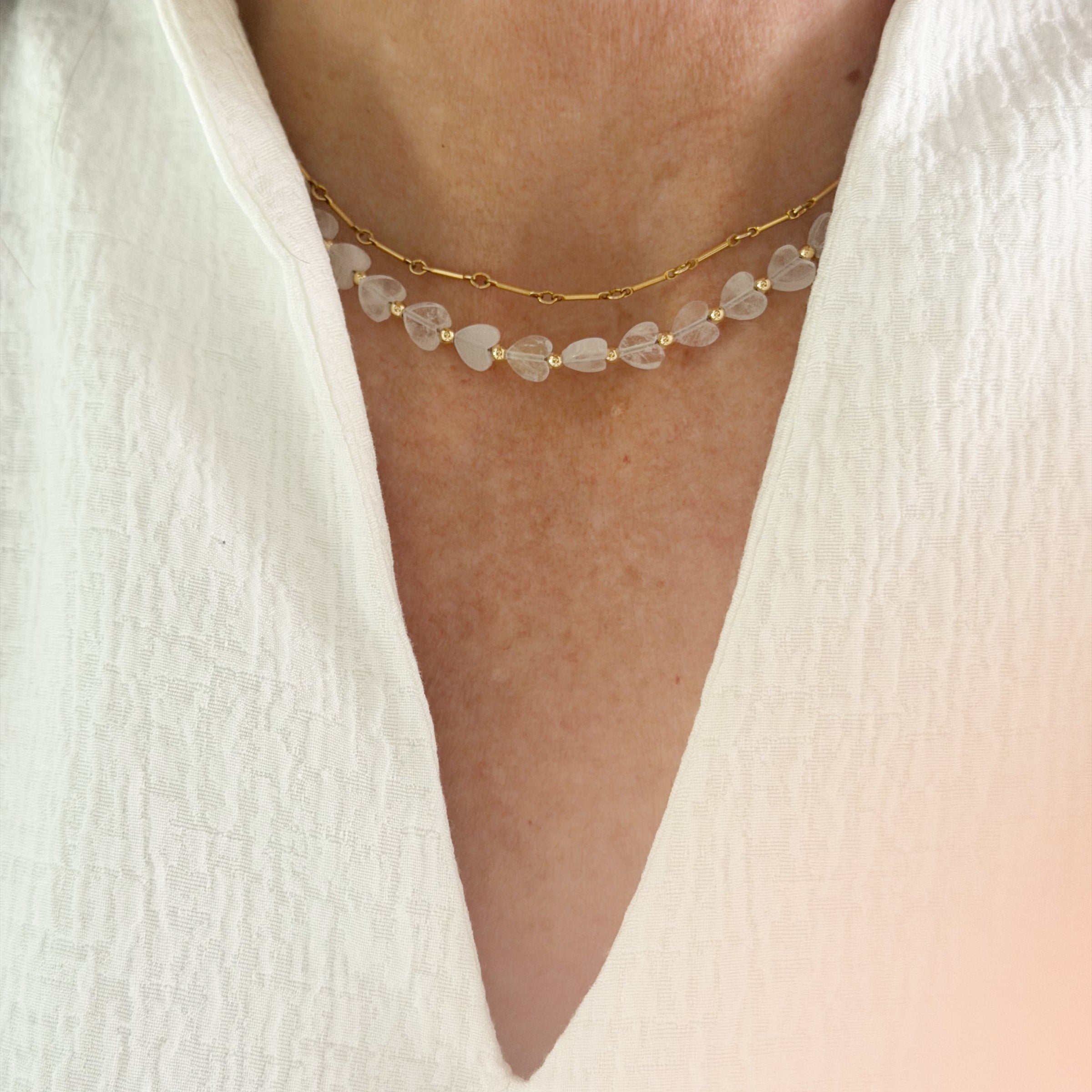 Pippa Necklace, Summer Quartz | Jeny Baker Designs