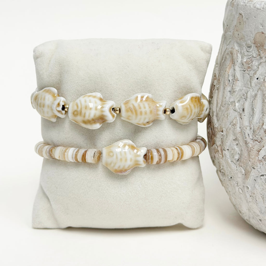 Marina Bracelets, Neutral | Jeny Baker Designs