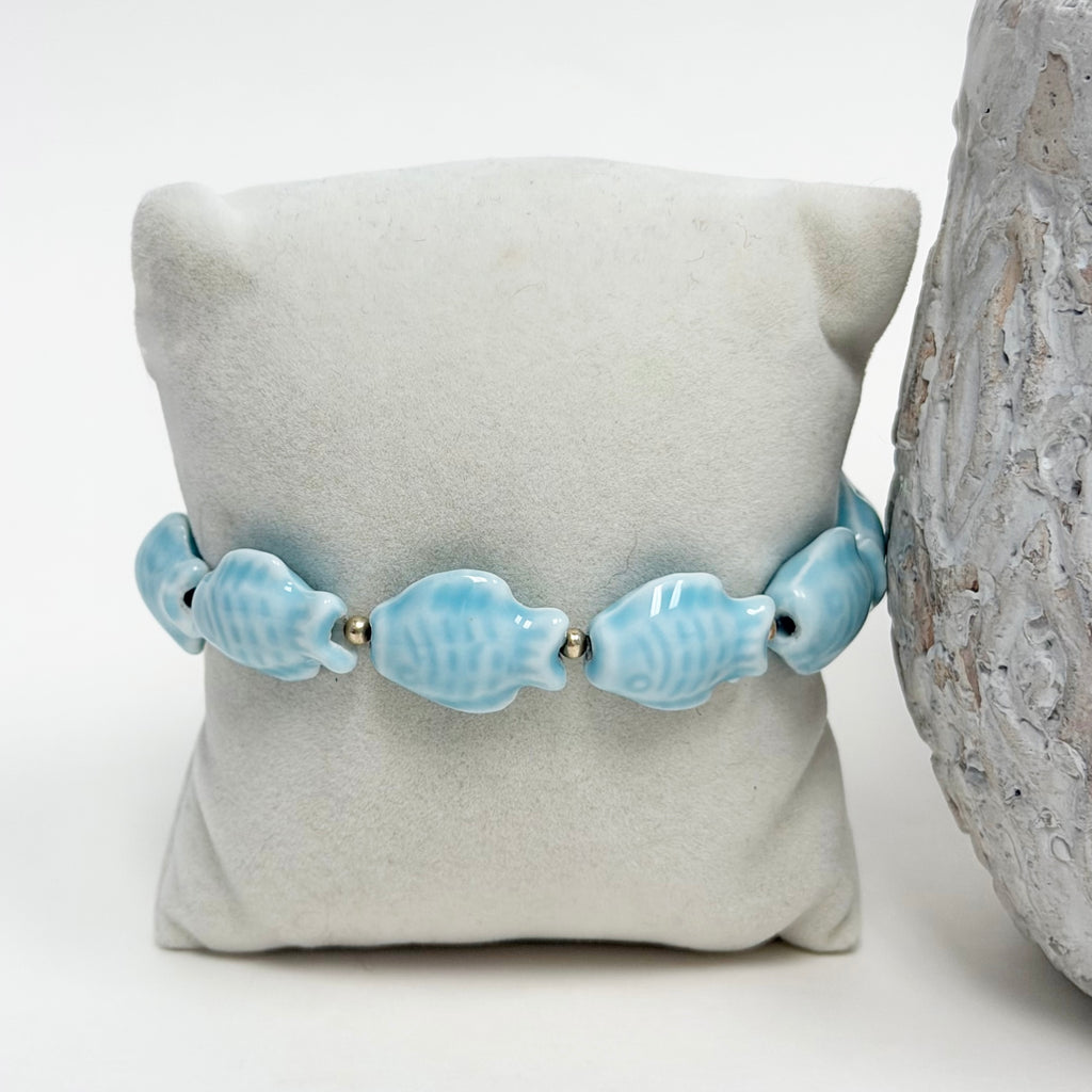 Marina Bracelet, light blue | Jeny Baker Designs