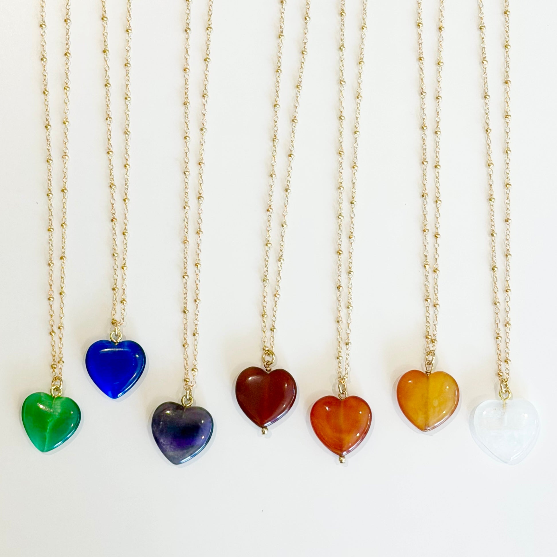 Quartz Heart Necklace | Jeny Baker Designs