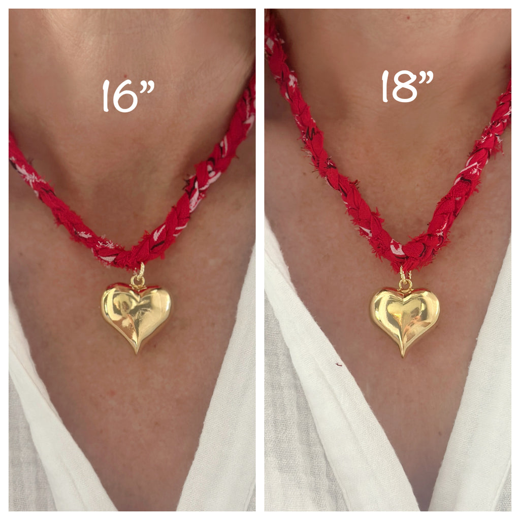 Gameday Love Bandana Necklace