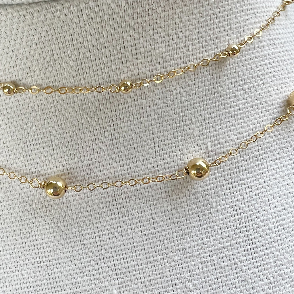 Maddy Necklace, gold filled